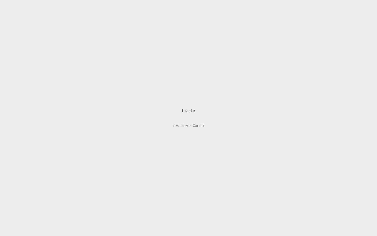 Carrd profile picture for @liable